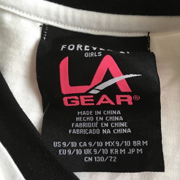 Girls Forever 21 x LA Gear T-Shirt - Picture 3 of 3